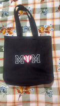 Embroidered Med. Size Tote Bag Mom W/baseball or softball