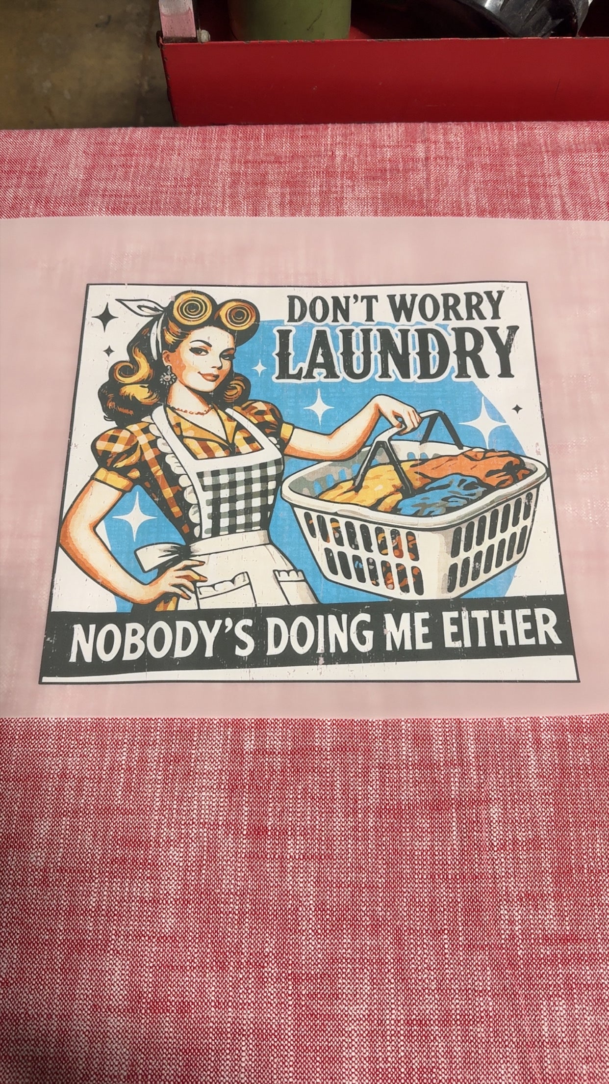 Funny Laundry DTF