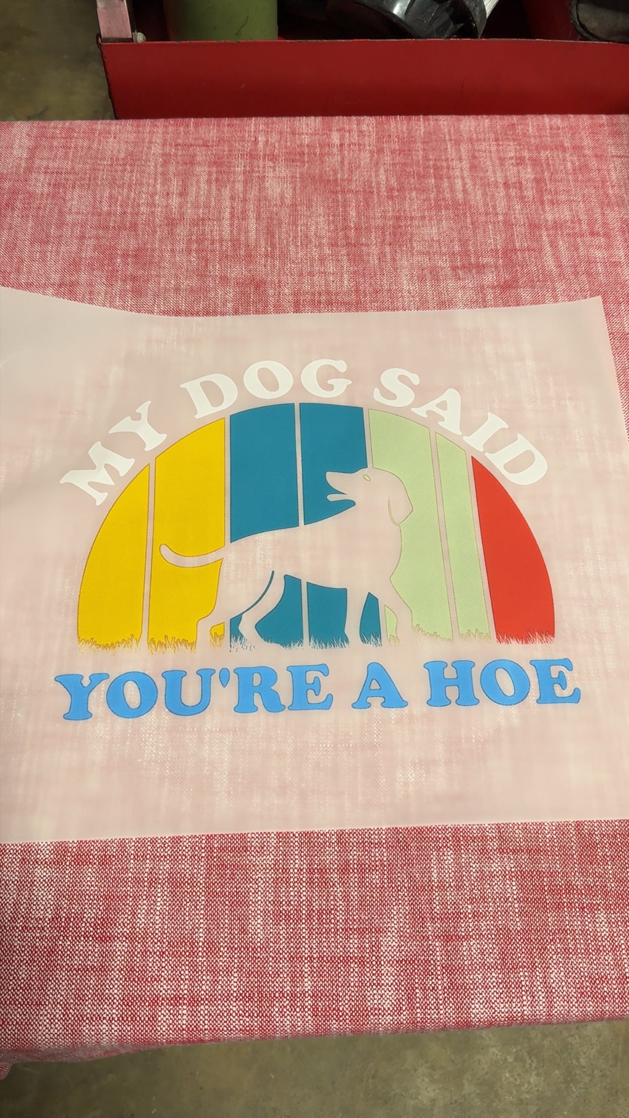 My Dog said your Hoe DTF