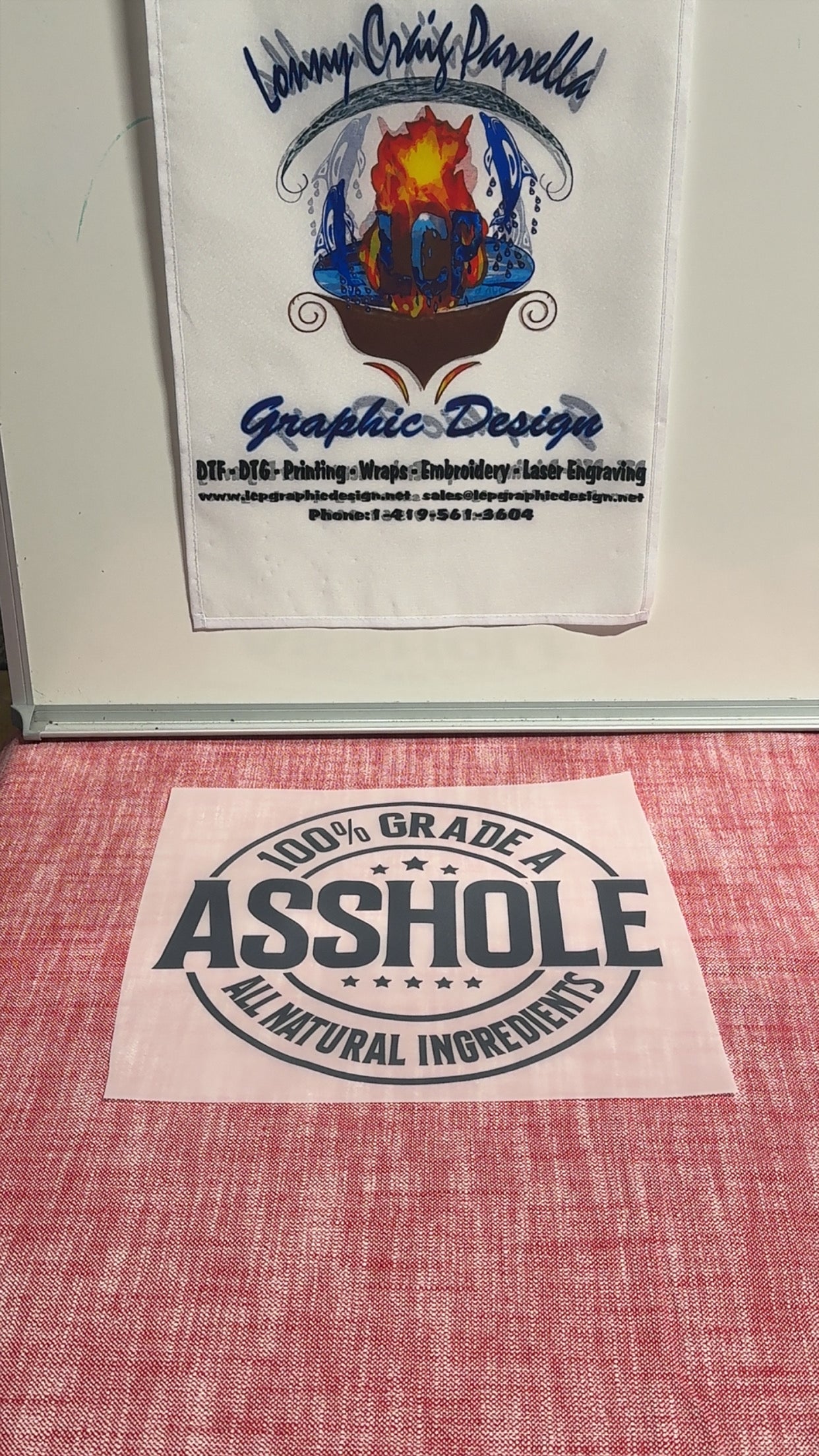 Asshole DTF Transfer